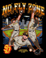 Load image into Gallery viewer, SAN DIEGO NO FLY ZONE (Black Tee)
