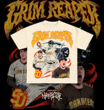 Load image into Gallery viewer, THE GRIM REAPER (Cream Tee)
