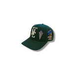 Load image into Gallery viewer, The NC Rooted Snapback (Forest Green)
