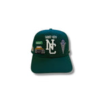 Load image into Gallery viewer, The NC Rooted Snapback (Forest Green)
