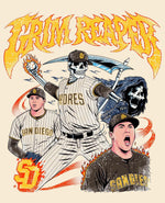 Load image into Gallery viewer, THE GRIM REAPER (Cream Tee)
