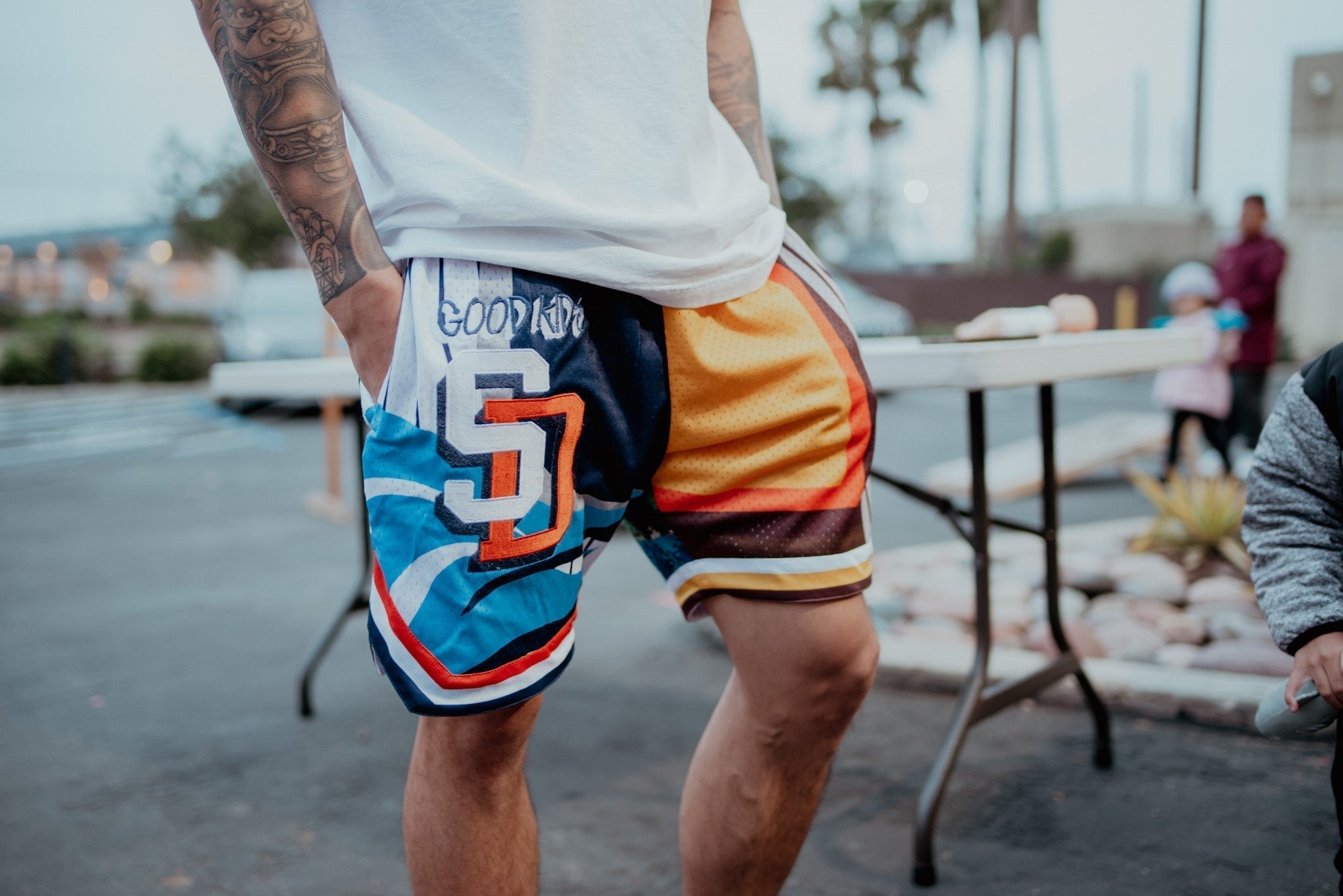 Mitchell & Ness San Diego Padres Brown City Collection Mesh Shorts